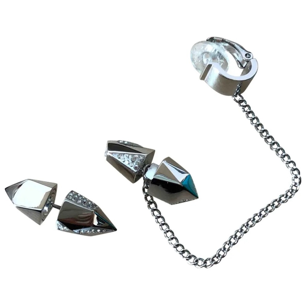 Swarovski Jean Paul Gautier stud earrings